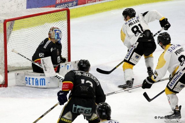 Photo hockey match Nice - Rouen le 05/02/2017
