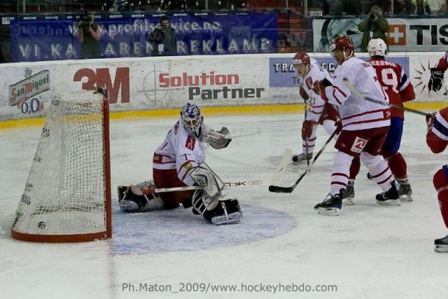 Photo hockey reportage Qualifs JO : Photos - Norvège vs Danemark