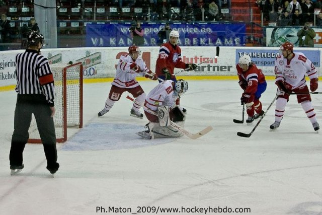 Photo hockey reportage Qualifs JO : Photos - Norvège vs Danemark