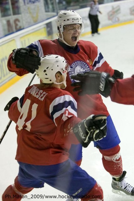 Photo hockey reportage Qualifs JO : Photos - Norvège vs Danemark