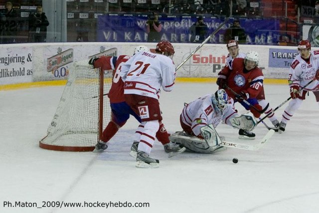 Photo hockey reportage Qualifs JO : Photos - Norvège vs Danemark