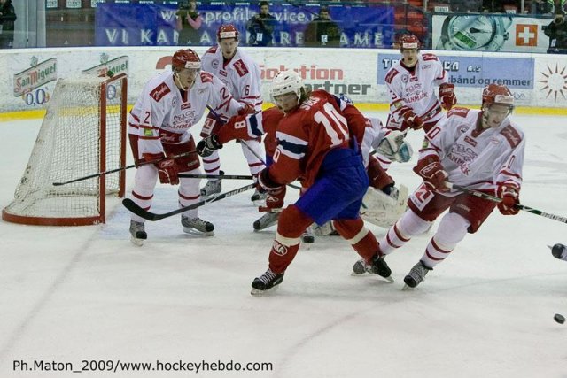 Photo hockey reportage Qualifs JO : Photos - Norvège vs Danemark