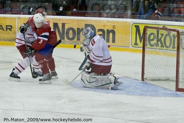 Photo hockey reportage Qualifs JO : Photos - Norvège vs Danemark