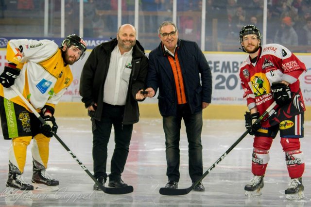 Photo hockey match Chamonix / Morzine - Strasbourg  le 14/02/2017