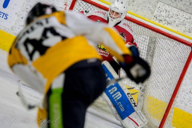 Photo hockey match Chamonix / Morzine - Strasbourg  le 14/02/2017