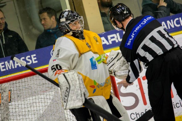 Photo hockey match Chamonix / Morzine - Strasbourg  le 14/02/2017