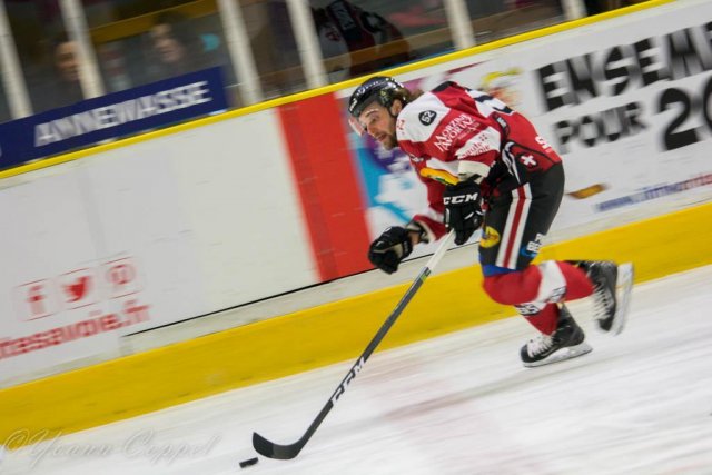 Photo hockey match Chamonix / Morzine - Strasbourg  le 14/02/2017