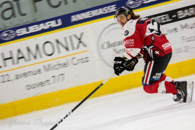 Photo hockey match Chamonix / Morzine - Strasbourg  le 14/02/2017