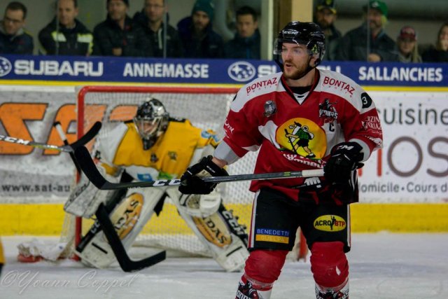 Photo hockey match Chamonix / Morzine - Strasbourg  le 14/02/2017