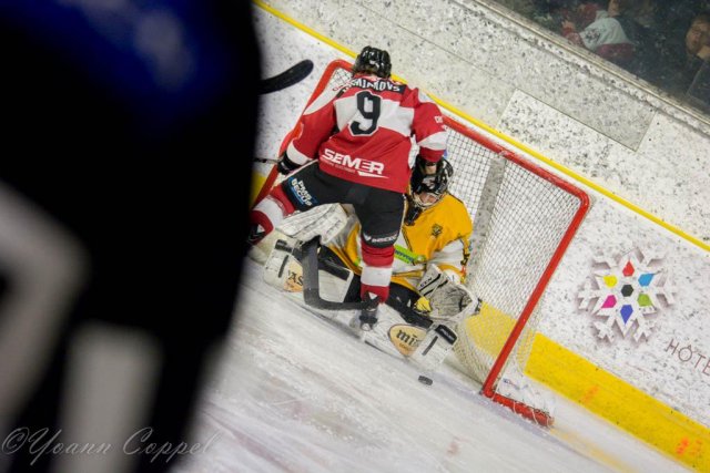 Photo hockey match Chamonix / Morzine - Strasbourg  le 14/02/2017