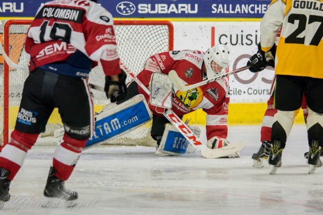 Photo hockey match Chamonix / Morzine - Strasbourg  le 14/02/2017