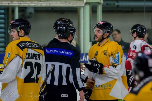 Photo hockey match Chamonix / Morzine - Strasbourg  le 14/02/2017