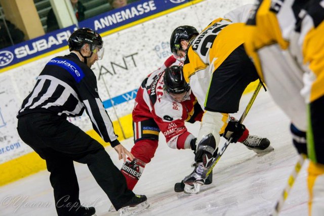 Photo hockey match Chamonix / Morzine - Strasbourg  le 14/02/2017