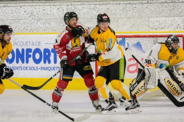 Photo hockey match Chamonix / Morzine - Strasbourg  le 14/02/2017