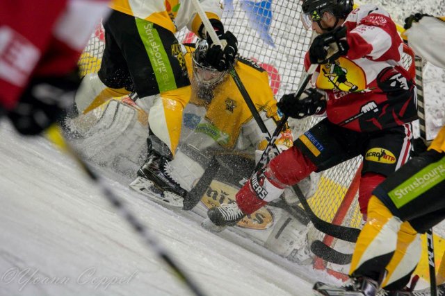 Photo hockey match Chamonix / Morzine - Strasbourg  le 14/02/2017