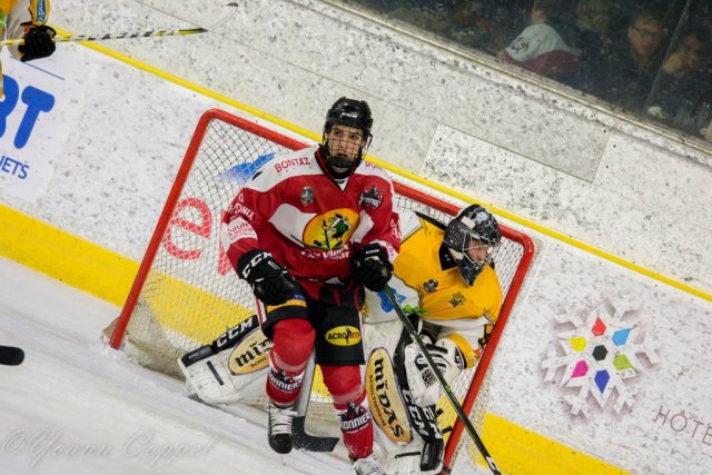 Photo hockey match Chamonix / Morzine - Strasbourg  le 14/02/2017