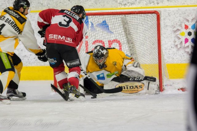 Photo hockey match Chamonix / Morzine - Strasbourg  le 14/02/2017