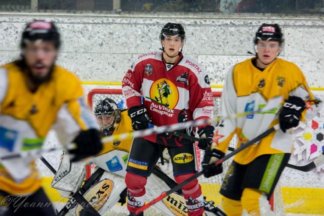 Photo hockey match Chamonix / Morzine - Strasbourg  le 14/02/2017