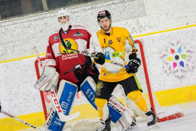 Photo hockey match Chamonix / Morzine - Strasbourg  le 14/02/2017
