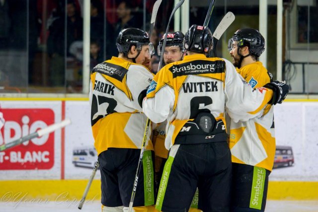 Photo hockey match Chamonix / Morzine - Strasbourg  le 14/02/2017