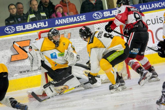Photo hockey match Chamonix / Morzine - Strasbourg  le 14/02/2017