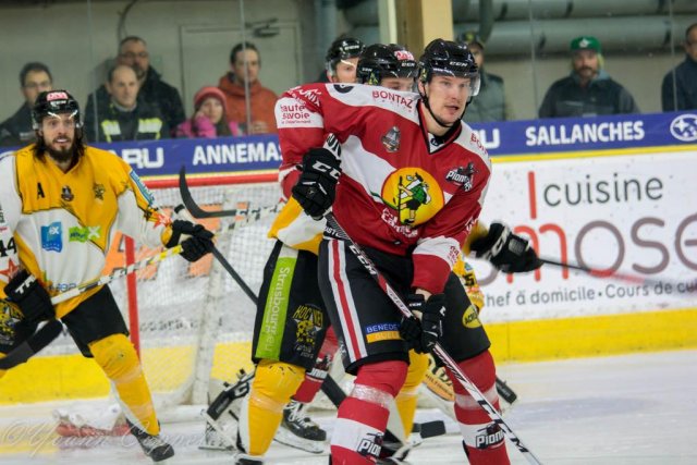 Photo hockey match Chamonix / Morzine - Strasbourg  le 14/02/2017