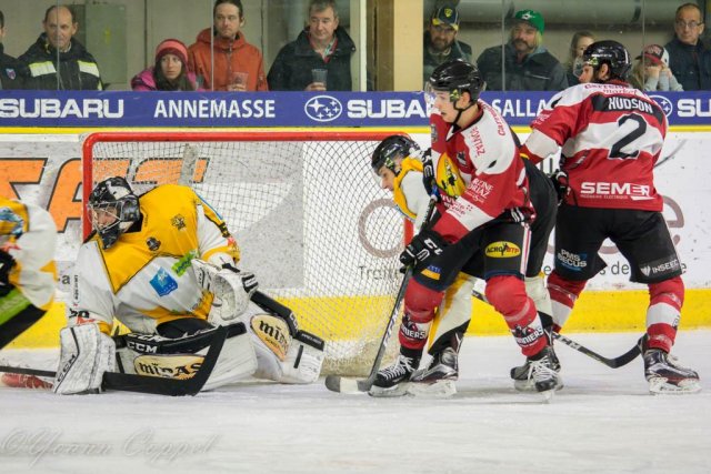 Photo hockey match Chamonix / Morzine - Strasbourg  le 14/02/2017