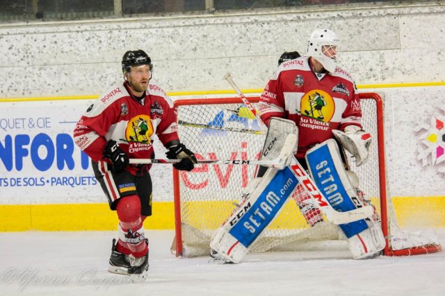 Photo hockey match Chamonix / Morzine - Strasbourg  le 14/02/2017