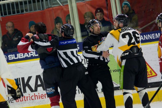 Photo hockey match Chamonix / Morzine - Strasbourg  le 14/02/2017