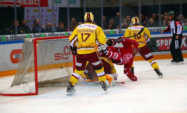 Photo hockey reportage NLA: Genève a tiré 23 fois...
