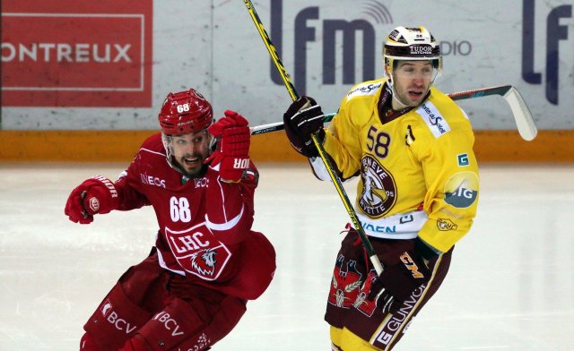 Photo hockey reportage NLA: Genève a tiré 23 fois...