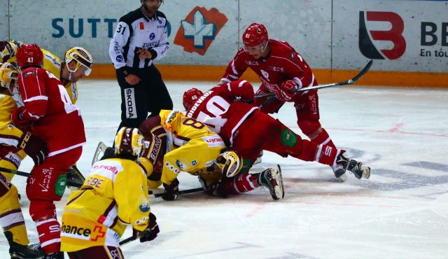 Photo hockey reportage NLA: Genève a tiré 23 fois...