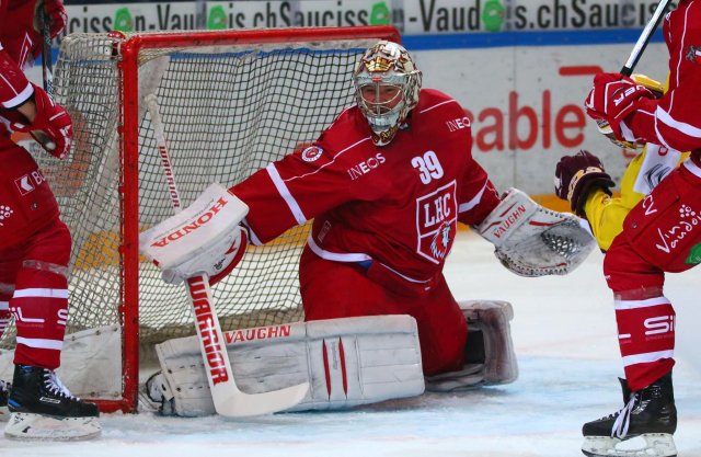 Photo hockey reportage NLA: Genève a tiré 23 fois...