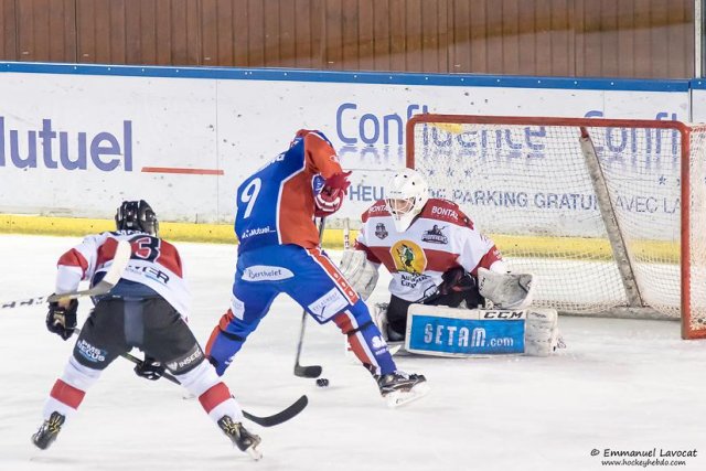 Photo hockey match Lyon - Chamonix / Morzine le 17/02/2017