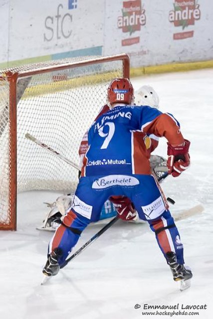Photo hockey match Lyon - Chamonix / Morzine le 17/02/2017