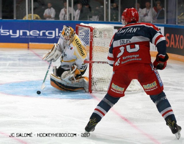 Photo hockey match Rouen - Grenoble  le 19/02/2017