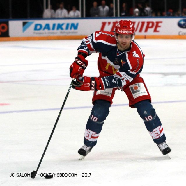 Photo hockey match Rouen - Grenoble  le 19/02/2017