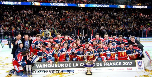 Photo hockey match Rouen - Grenoble  le 19/02/2017