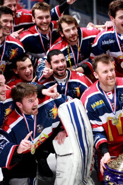 Photo hockey match Rouen - Grenoble  le 19/02/2017
