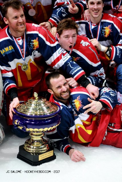 Photo hockey match Rouen - Grenoble  le 19/02/2017