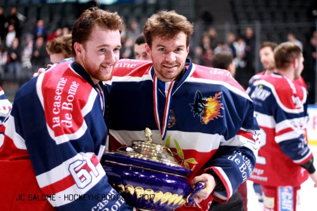Photo hockey match Rouen - Grenoble  le 19/02/2017