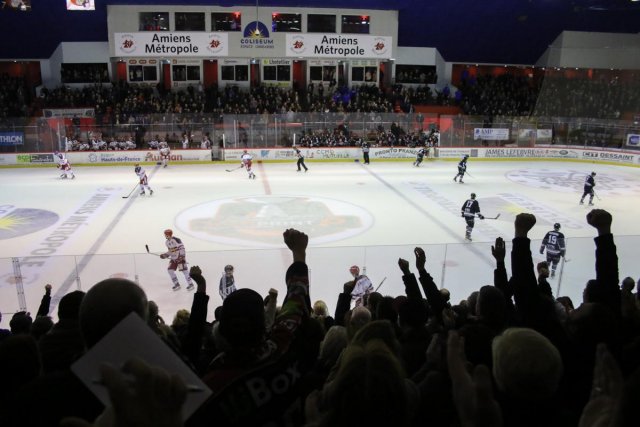 Photo hockey match Amiens  - Grenoble  le 17/02/2017