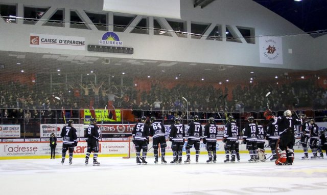 Photo hockey match Amiens  - Grenoble  le 17/02/2017