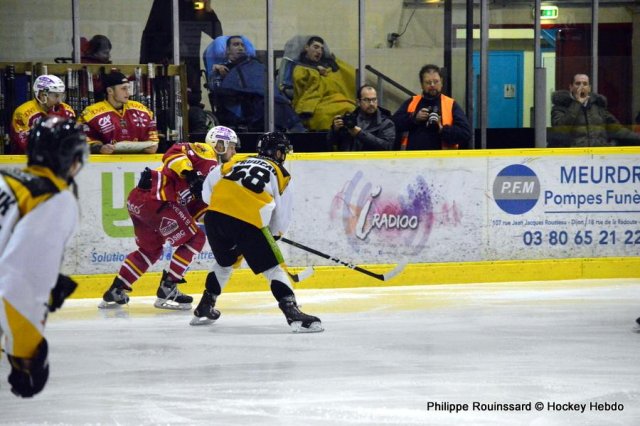 Photo hockey match Dijon  - Strasbourg  le 21/02/2017