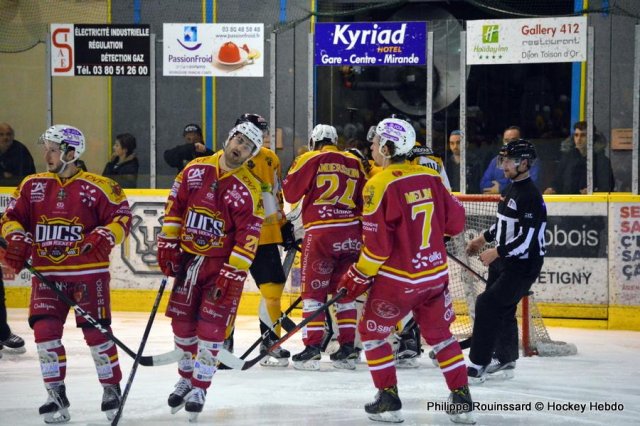 Photo hockey match Dijon  - Strasbourg  le 21/02/2017