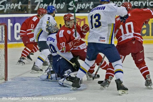 Photo hockey reportage Qualifs JO : Photos - Danemark vs Kazakhstan