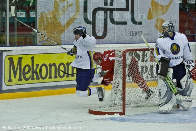 Photo hockey reportage Qualifs JO : Photos - Danemark vs Kazakhstan