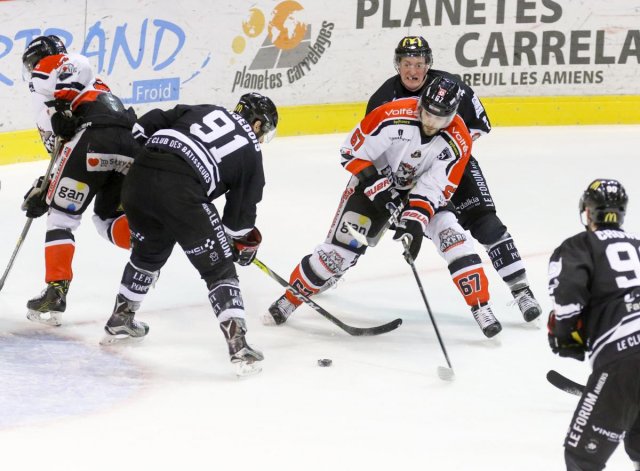 Photo hockey match Amiens  - Bordeaux le 24/02/2017