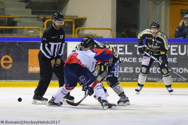 Photo hockey match Rouen - Angers  le 28/02/2017