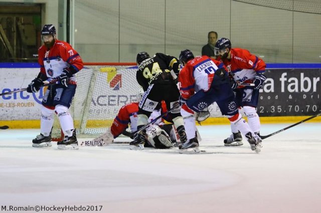 Photo hockey match Rouen - Angers  le 28/02/2017